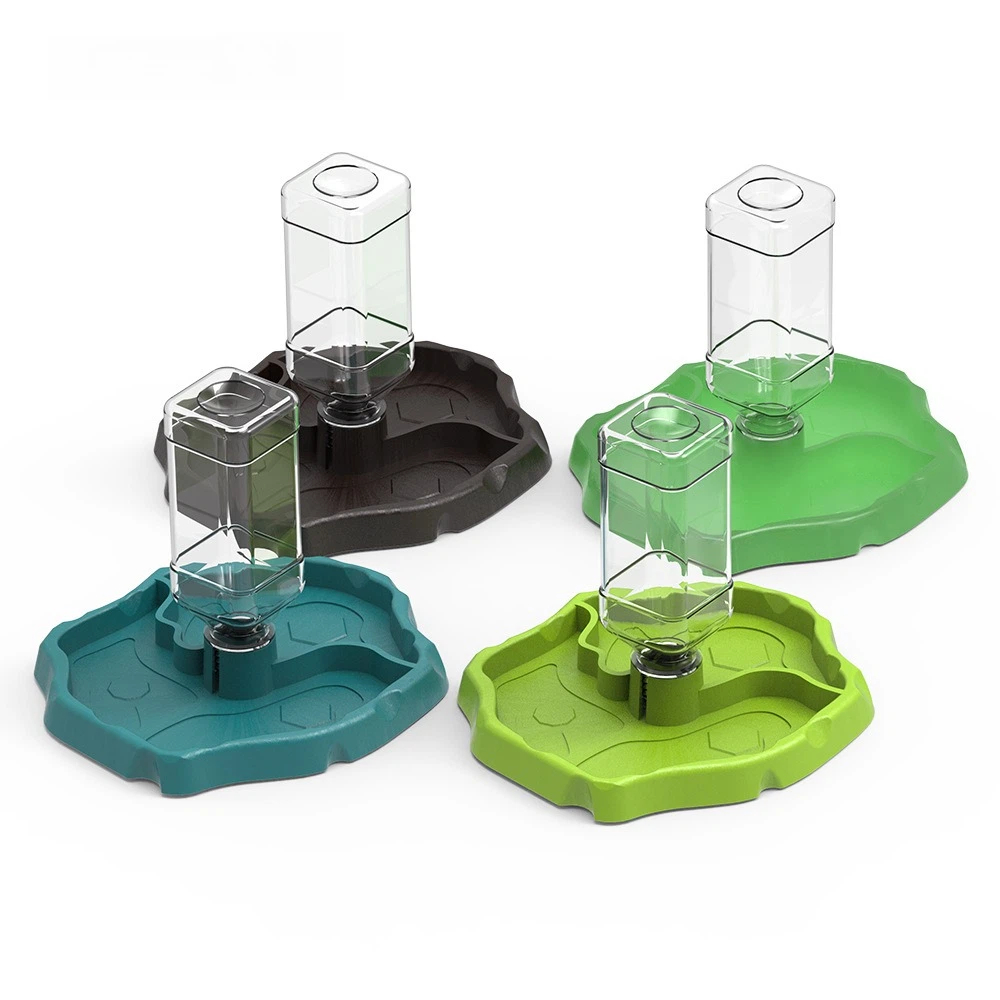 Water Dish Reptile - Nowy, wyjmowany podajnik dla gadów, łatwy
