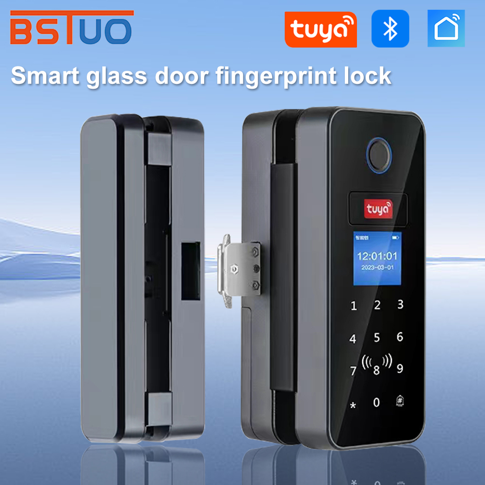 Glass Door Hinge - Inteligentny zamek do drzwi szklanych z