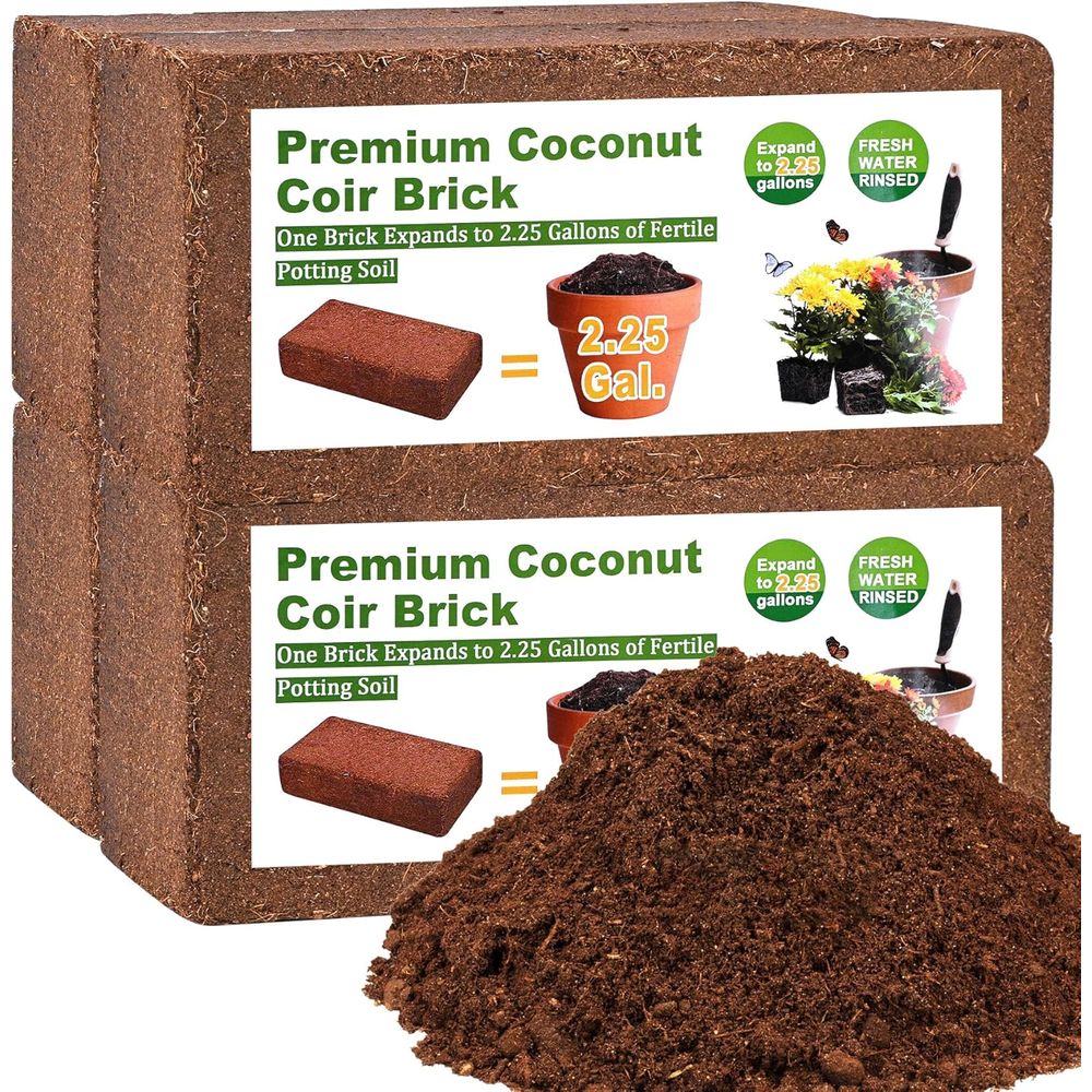 Substrate Coconut Fiber - Organiczna włóknina kokosowa 4 szt. w