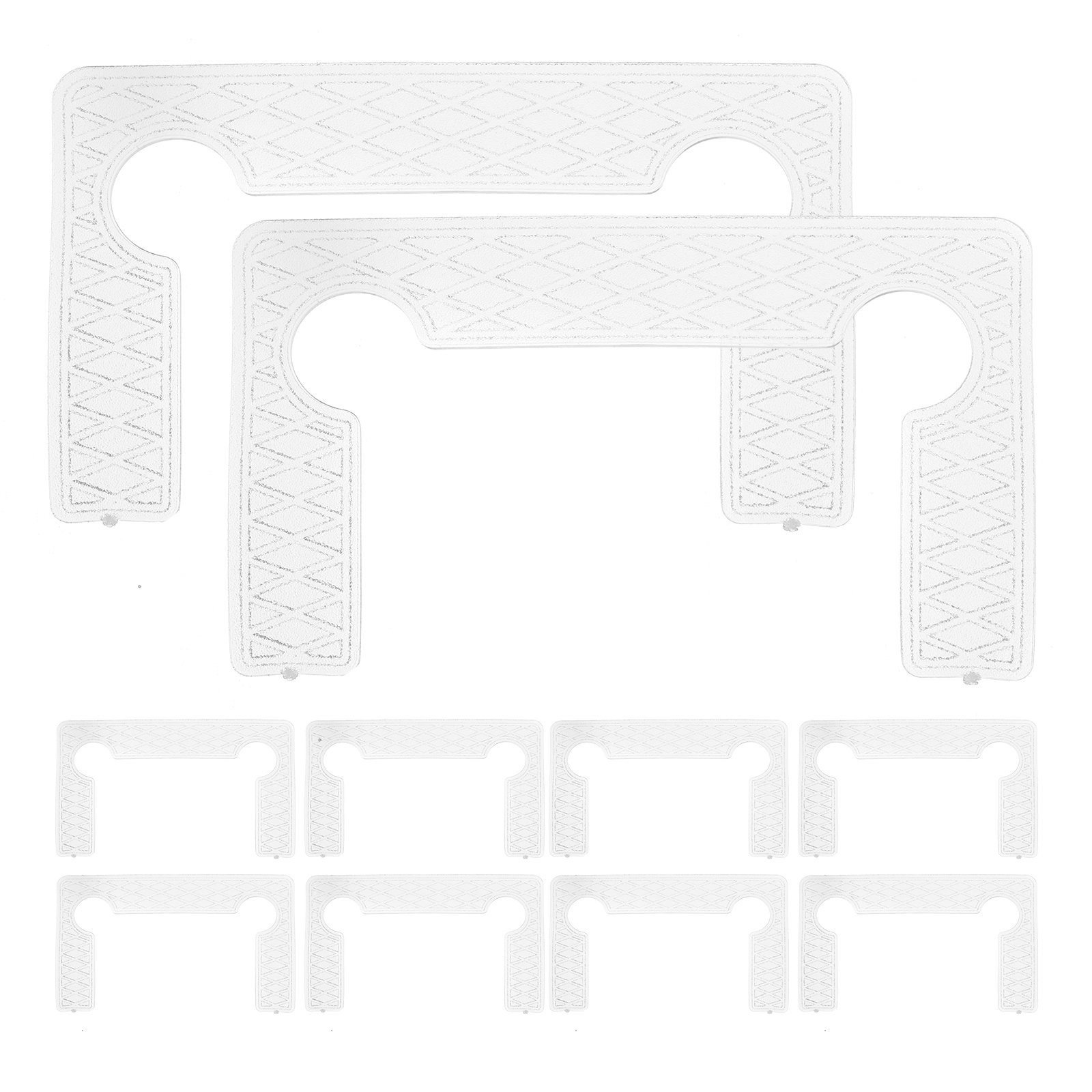 Glass Door Hinge - 40 szt. Przezroczyste podkładki pod zawiasy
