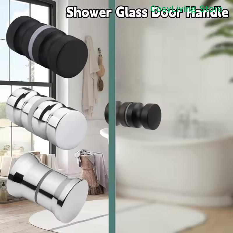 Glass Door Hinge - [CL] Stylowy uchwyt do szklanych drzwi