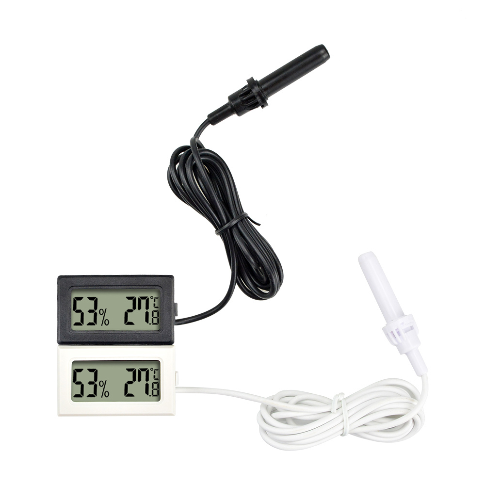 Digital Hygrometer Probe - 2 szt. Mini cyfrowy higrometr termometr