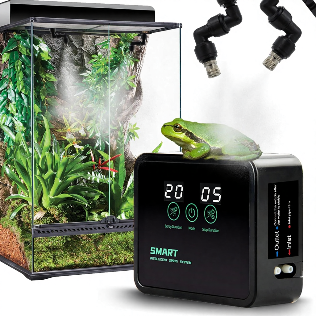 Misting Nozzle Reptile - Inteligentne nawilżacze dla gadów, system rozpylania,