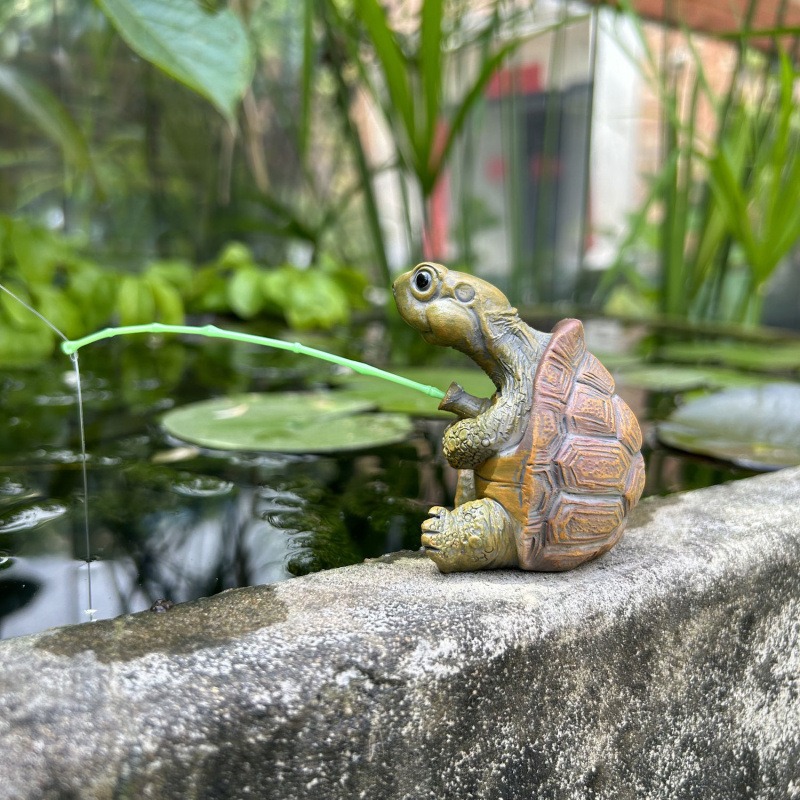 Żółw wędkarski akwarium dekora – Water Dish Reptile recenzja i cena