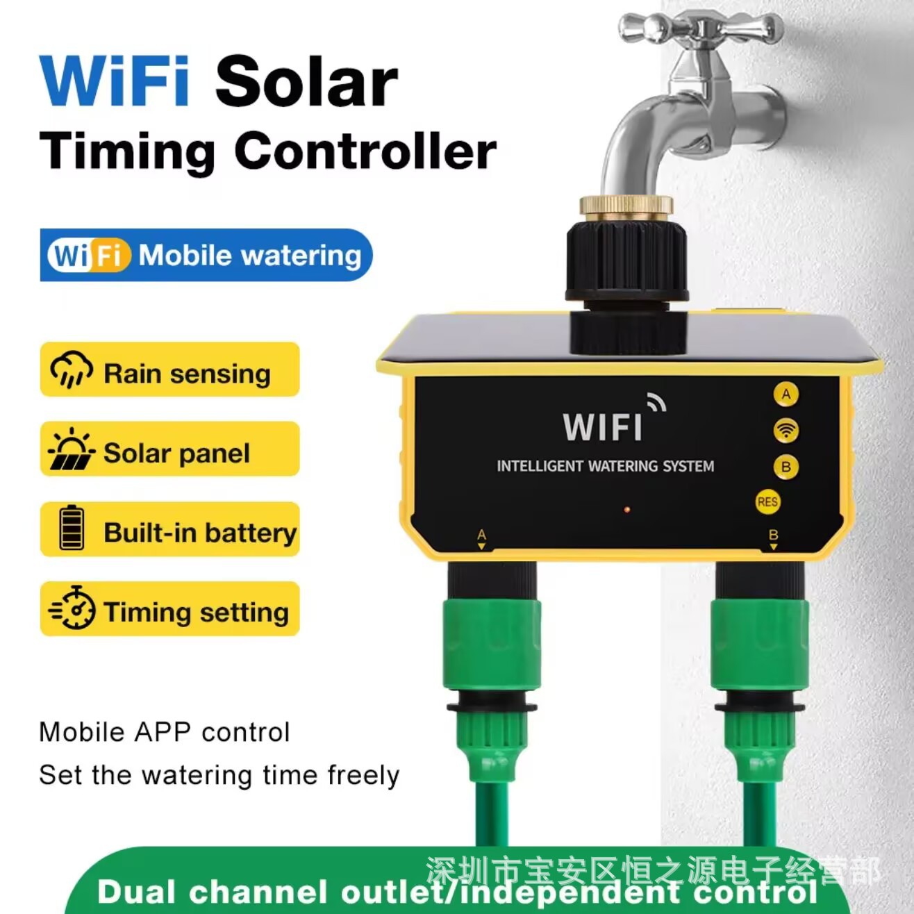 Sterownik nawadniania Tuya WiF – Timer Dual Outlet recenzja i cena