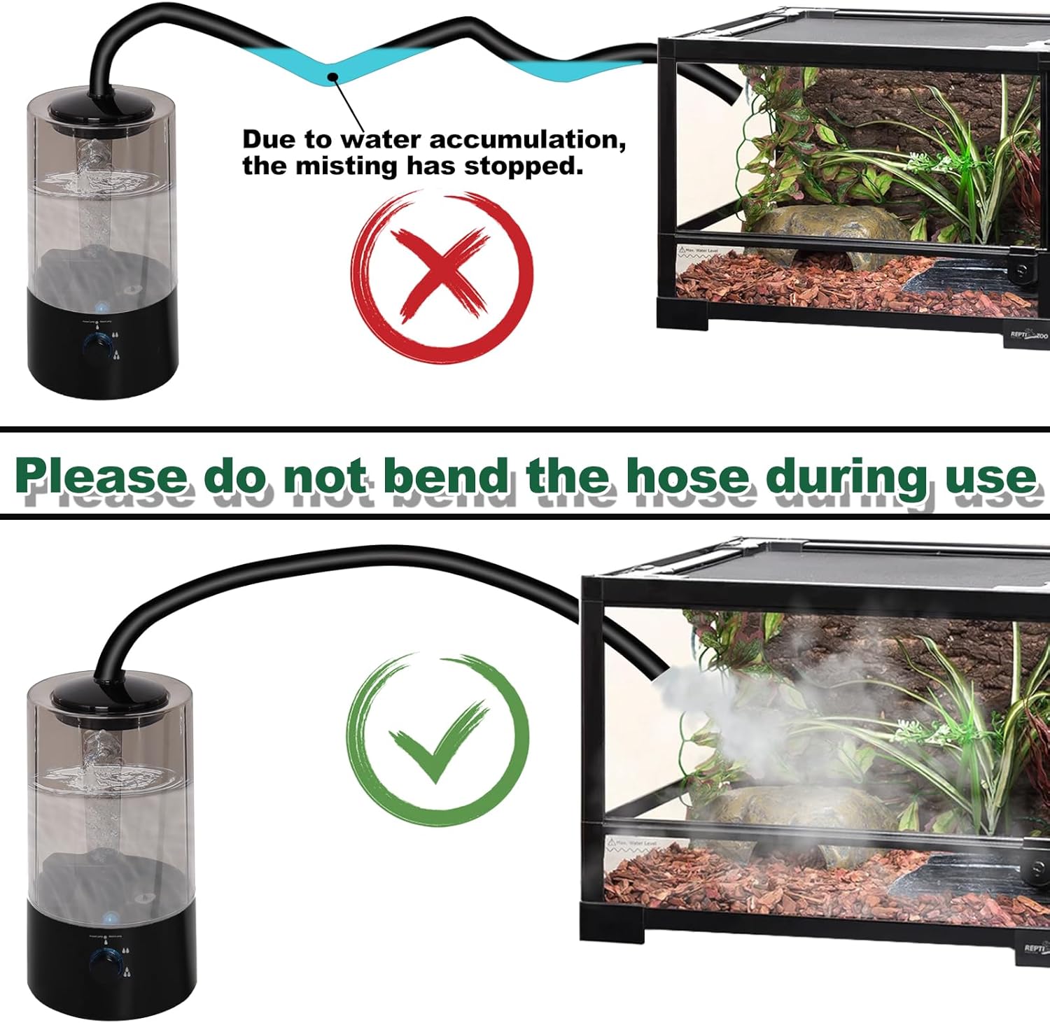Nawilżacz dla terrariów, wytwo – Terrarium Fogger Ultrasonic recenzja i cena