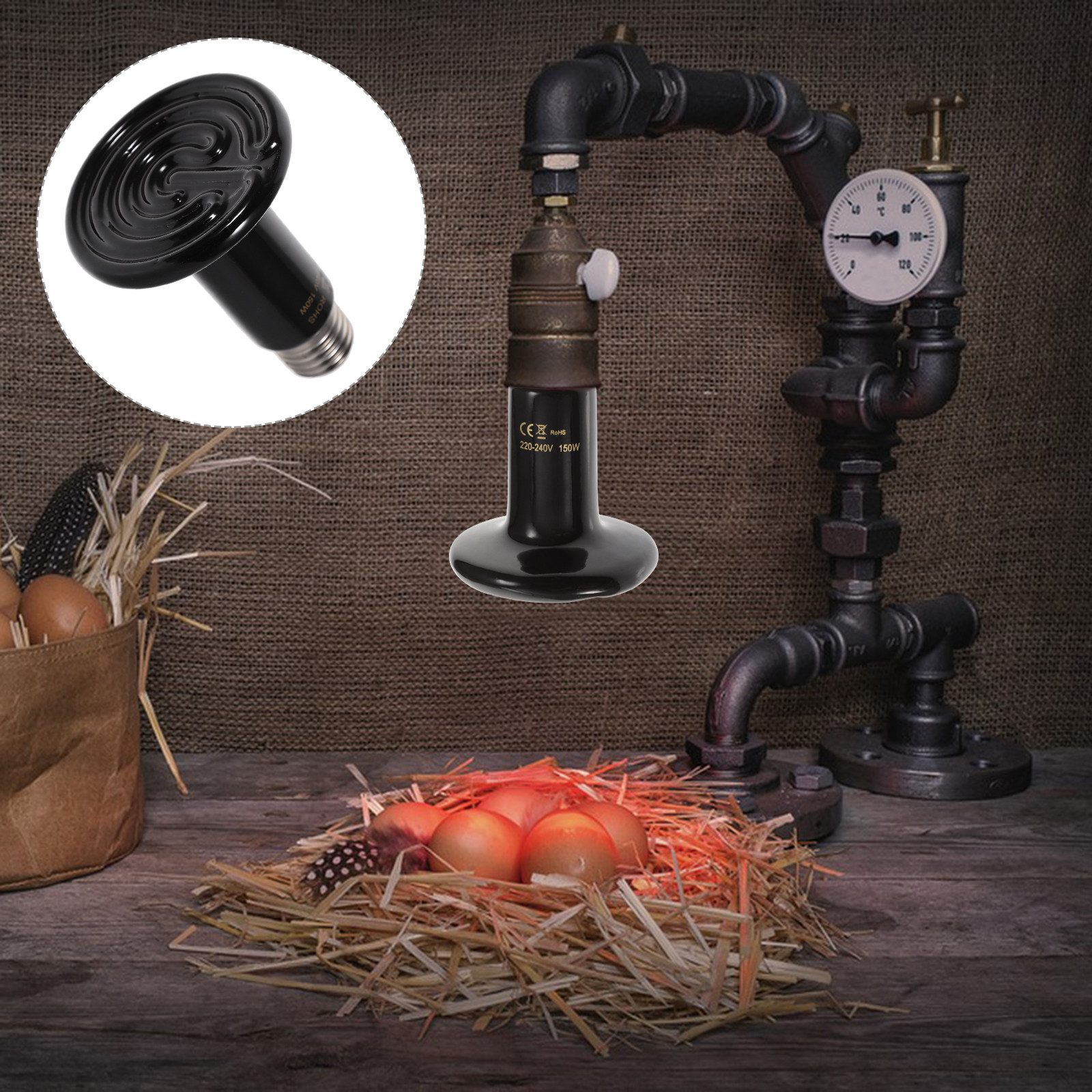 1 szt. Solidna ceramiczna lamp – Ceramic Heat Emitter recenzja i cena