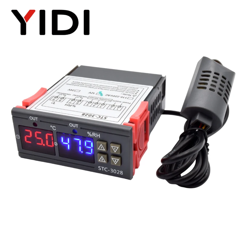 STC-3028 LED cyfrowy termostat – Digital Hygrometer Probe recenzja i cena