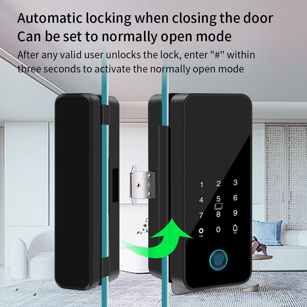 Inteligentny zamek do szklanyc – Glass Door Hinge recenzja i cena