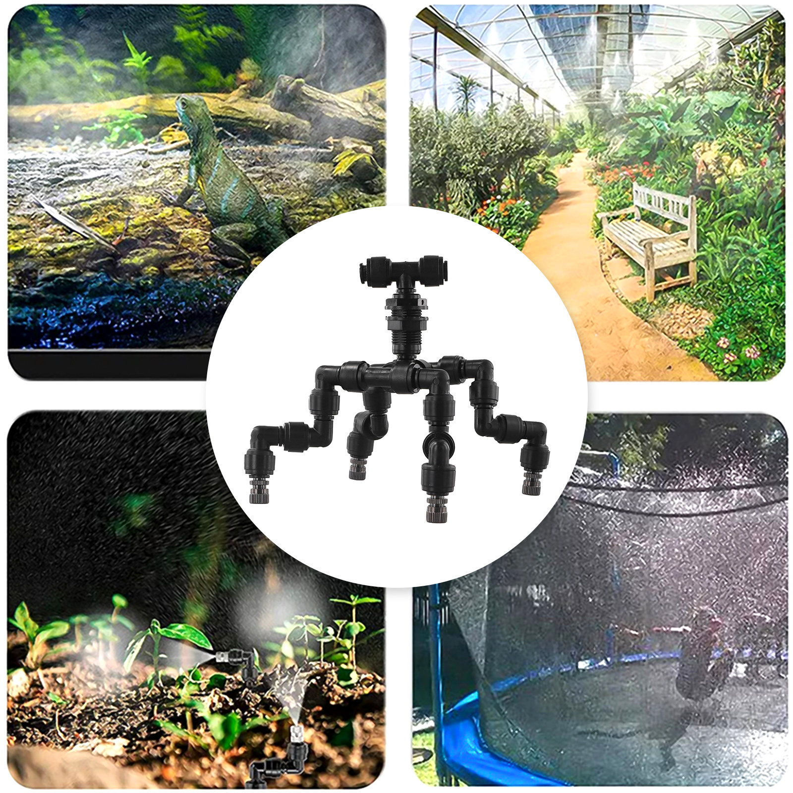 Czarna plastikowa dysza zrasza – Misting Nozzle Reptile recenzja i cena