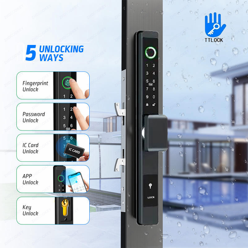 ZHDCOOKEY Biometryczny Cyfrowy – Glass Door Hinge recenzja i cena