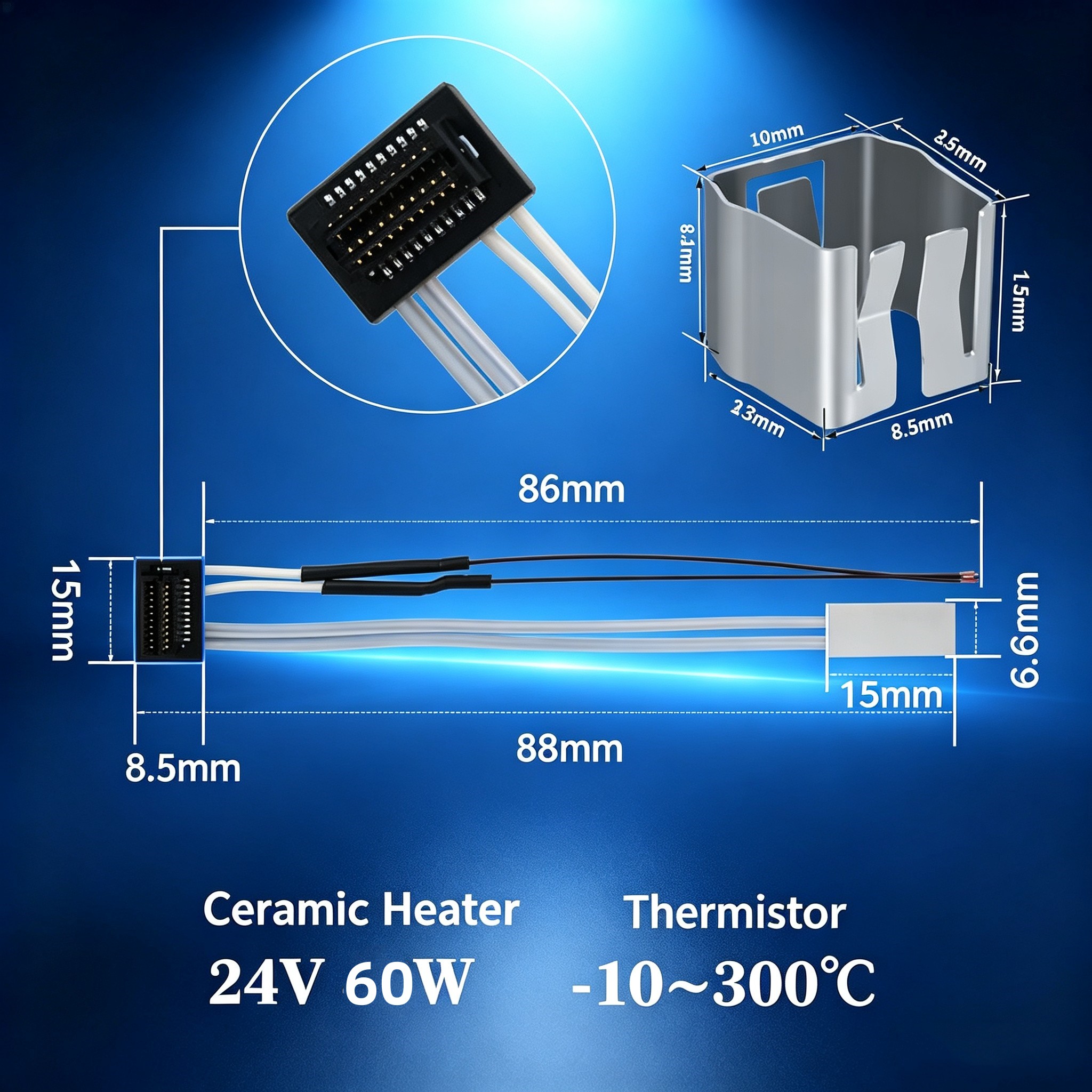 Ceramiczny grzejnik i termisto – Ceramic Heat Emitter recenzja i cena
