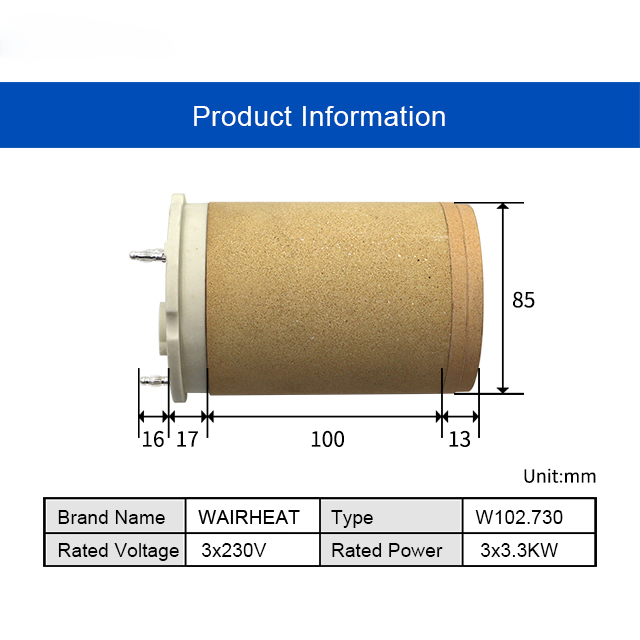102.730 3*230V 3*3.3KW Elektry – Ceramic Heat Emitter recenzja i cena