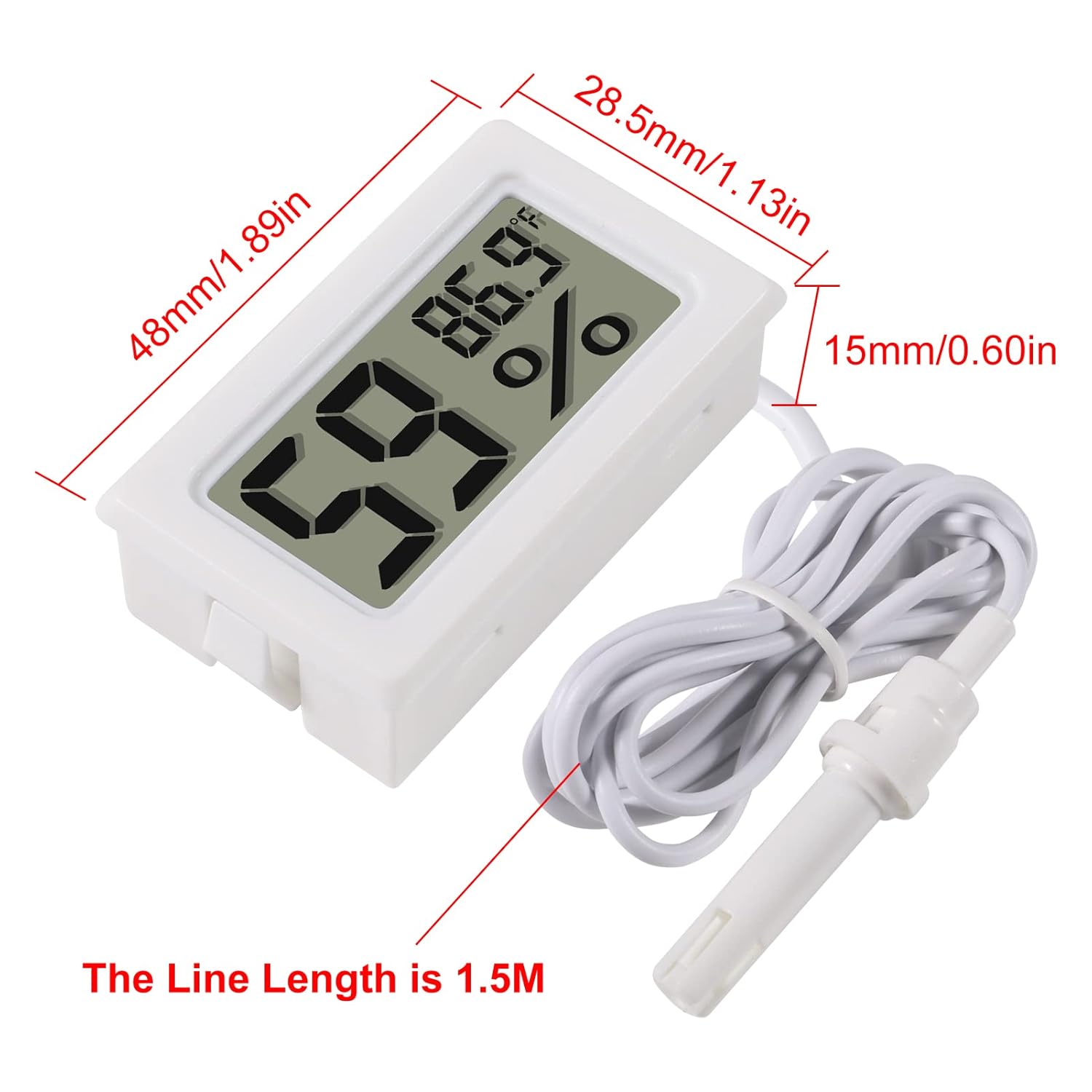 2 szt. Mini cyfrowy higrometr  – Digital Hygrometer Probe recenzja i cena