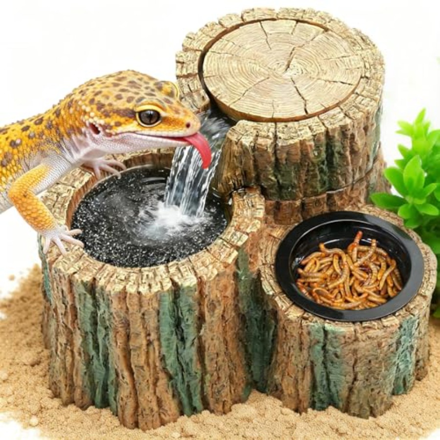 Fontanna dla gadów 2 w 1 z mis – Water Dish Reptile recenzja i cena