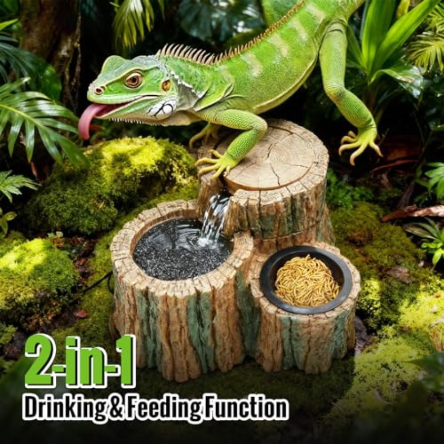 Fontanna dla gadów 2 w 1 z mis – Water Dish Reptile recenzja i cena