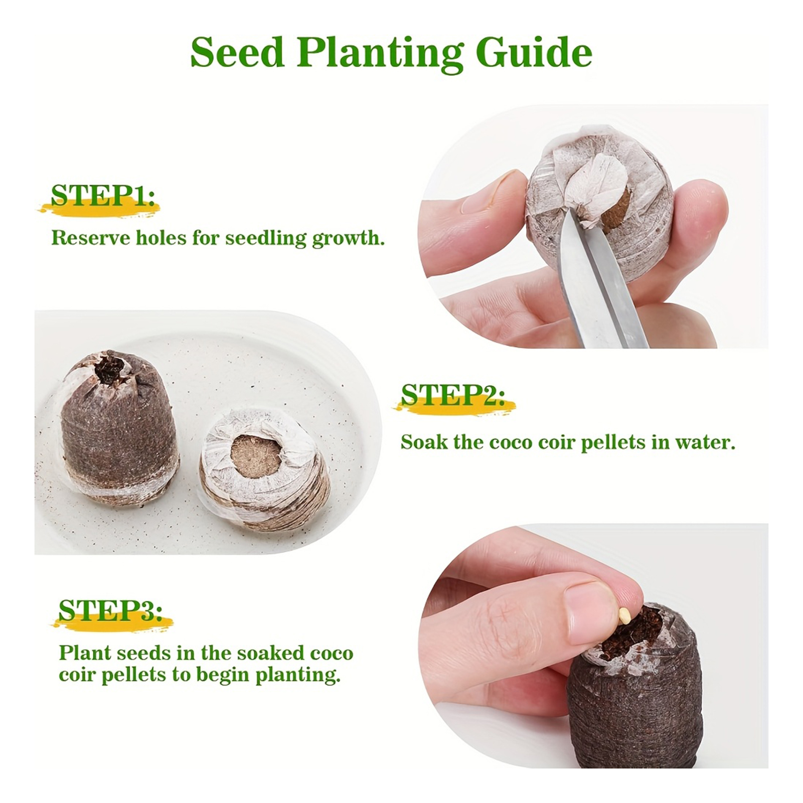 10/20/50 szt. Worków do wzrost – Substrate Coconut Fiber recenzja i cena