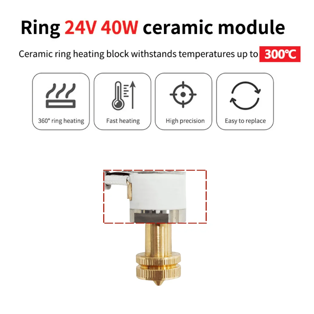 Do zestawu E3D Revo Hotend Kit – Ceramic Heat Emitter recenzja i cena